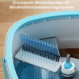 360° Spin Mop Bucket Sets with Wring System Microfiber Refills Household Floor Cleaning 102-128cm Extendable Adjustable Handle