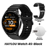 HAYLOU Watch 4S GPS Smartwatch Display AMOLED HD da 1,43", 5 Posizionamento GPS satellitare, 120+ Modalità di allenamento, Sport Fitness Smart Watch