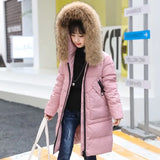 Girls Cotton Jacket Thickened Down Cotton Outerwear Children's Winter Coat Teen Clothes Girls 5 7 9 10 11 12 Years Parka Clothes