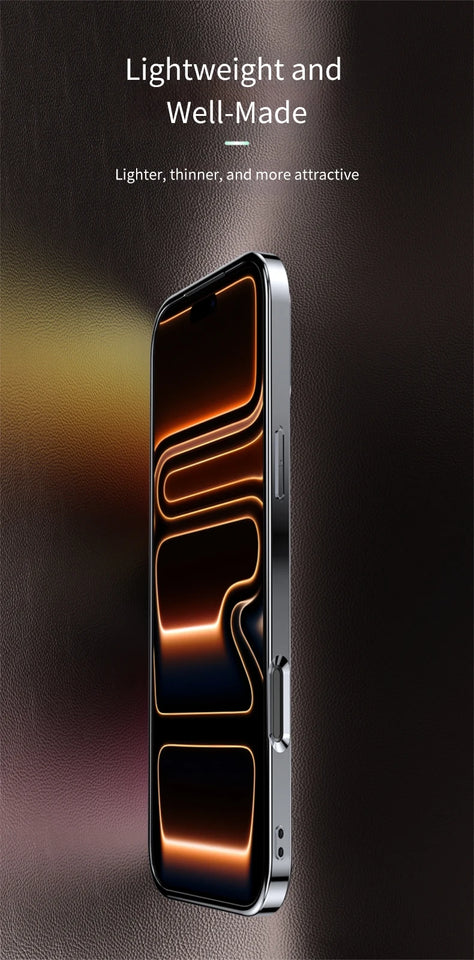 Custodia in pelle di lusso per iPhone 17 16 15 14 Pro Max Air 17Pro 16Pro con protezione completa dell'obiettivo e cover posteriore