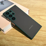 Aromr Shockproof Silicone Protect Case For Samsung Galaxy S24 S21 S22 S23 Plus S20 S21 FE S24 Ultra 5G Skin Feel Back Cover