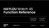 HAYLOU Watch 4S GPS Smartwatch Display AMOLED HD da 1,43", 5 Posizionamento GPS satellitare, 120+ Modalità di allenamento, Sport Fitness Smart Watch