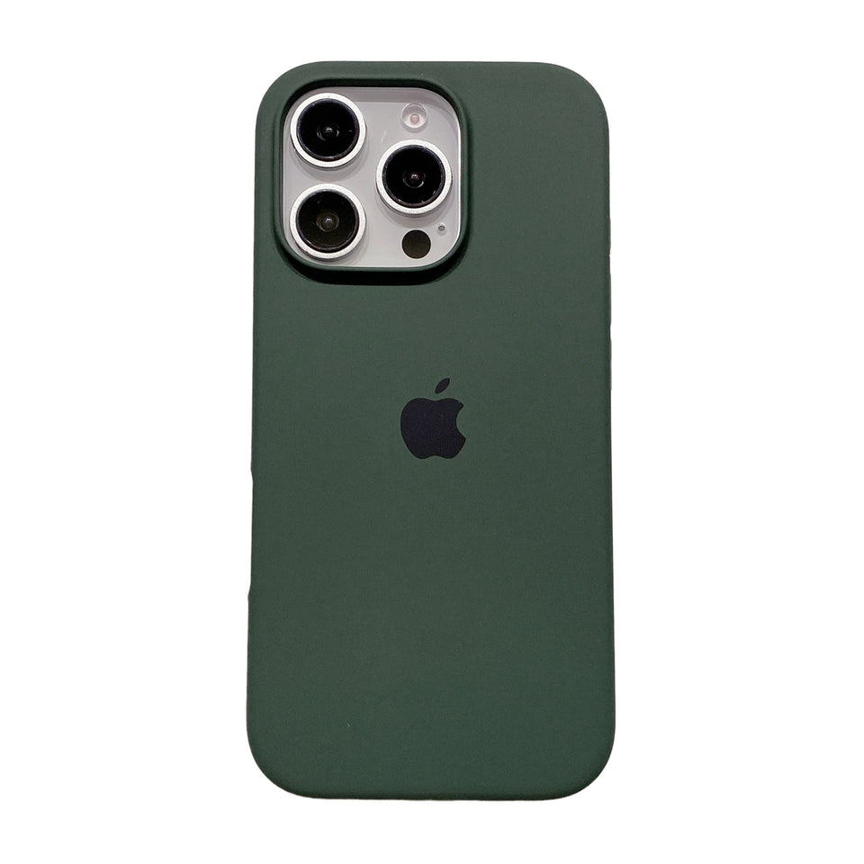 Custodia in silicone originale per iPhone 13 14 15 16 17 Pro Custodia ufficiale per Apple iPhone 16 Plus 17 Air 13 14 15 16 17 Pro Max