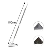 NEW Extended Triangle Mop 360 Twist Squeeze Wringing XType Window Glass Toilet Bathrrom Floor Wall Window Cleaning Mop