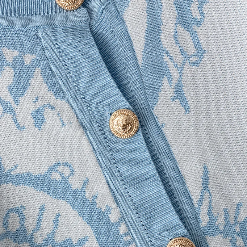 SINGREINY Set da 2 pezzi da donna in maglia jacquard invernale con monopetto e pantaloni lunghi a gamba larga, casual e sportivi