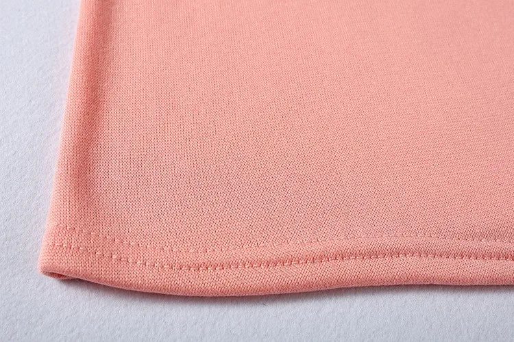 Completo sportivo da donna in tinta unita, casual, alla moda, con maniche lunghe, pantaloni larghi e stile streetwear.