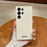 Luxury Liquid Silicone For Magsafe Magnetic Case Samsung Galaxy S26 S25 S24 S23 S22 Ultra Plus S21 FE Soft TPU Shockproof Cover