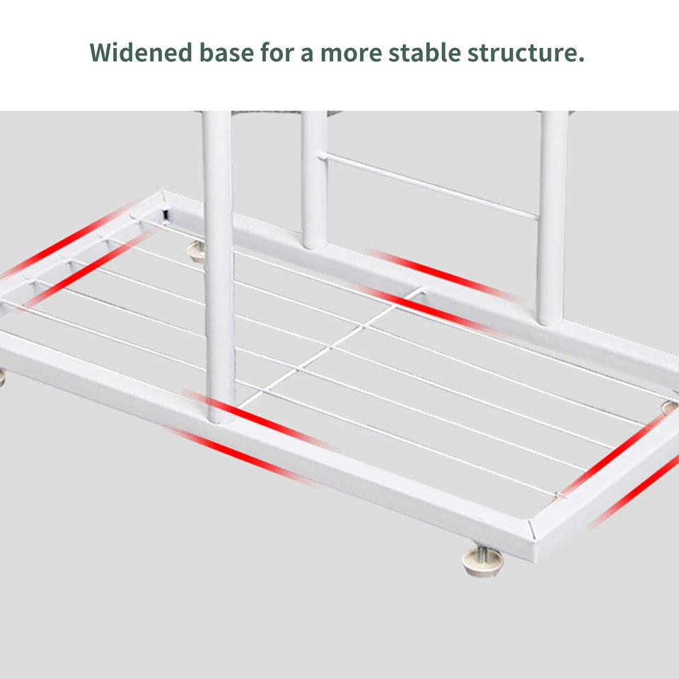 Espositore verticale a 5 strati per piante e fiori, da balcone, da giardino, bonsai, piante decorative, da collezione, vassoio per vasi di fiori