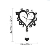 23GA Battery Operated Wall Clock Silents None Ticking Wall Clock Home/Office/Kitchen