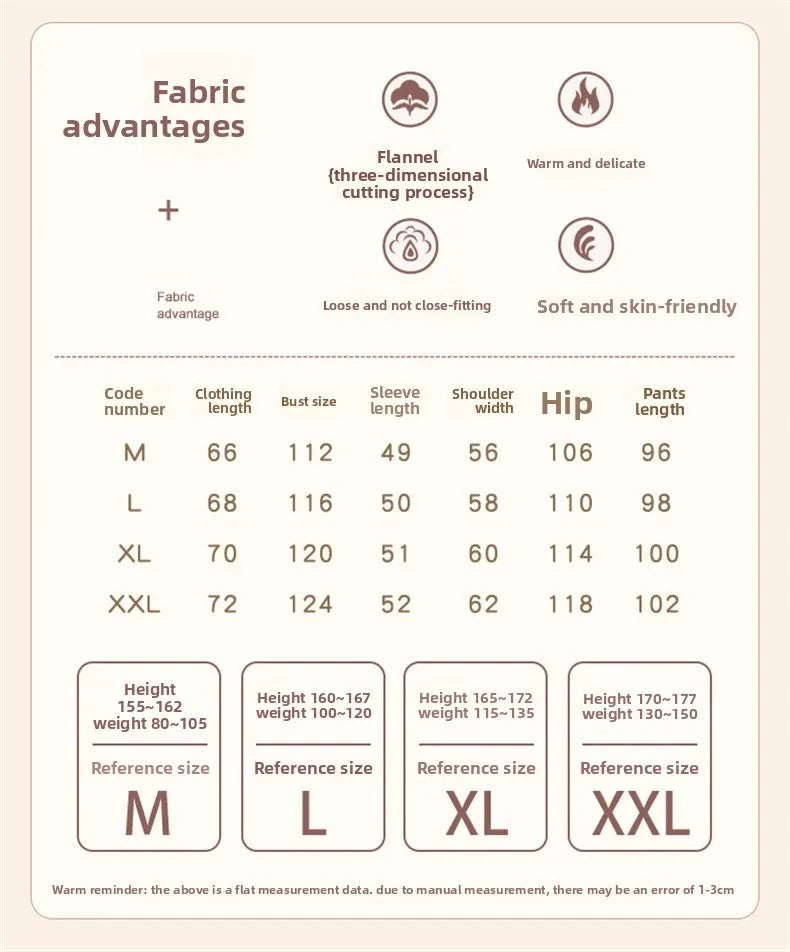 Pigiama in pile di corallo spesso, abbigliamento da casa per ragazze, stile dolce e carino, indossabile all'aperto, caldo, set da notte per l'autunno e l'inverno