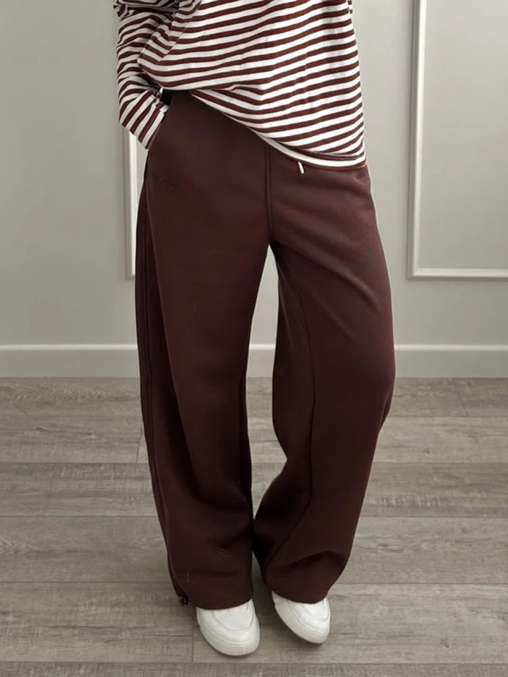 Tute da donna, tuta invernale in pile marrone, calda felpa con cappuccio e cerniera, set di pantaloni da tuta da donna, set di pantaloni in velluto da 2 pezzi