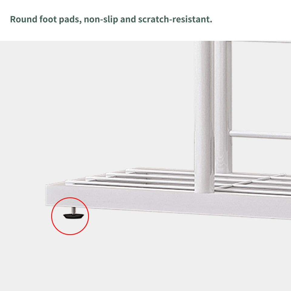 Espositore verticale a 5 strati per piante e fiori, da balcone, da giardino, bonsai, piante decorative, da collezione, vassoio per vasi di fiori