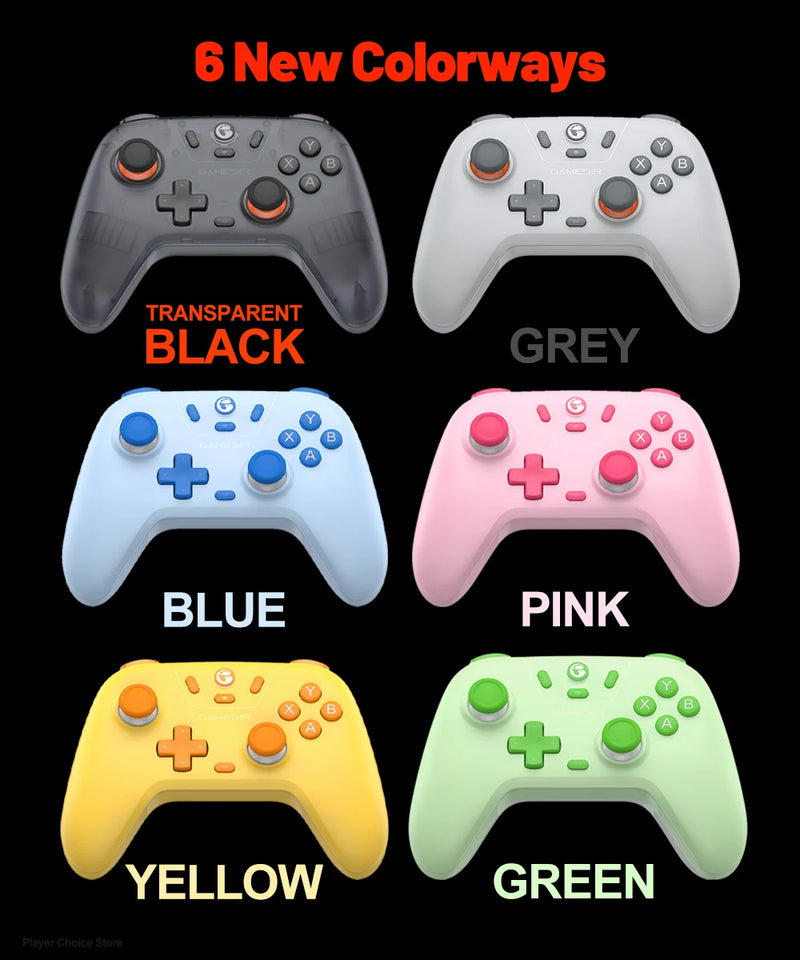 Gamesir Nova Lite Gamepads PC for Nintendo Switch 2 Controller Switch Steam Android iOS iPhone Controle Hall Effect Joystick