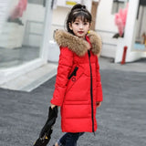 Girls Cotton Jacket Thickened Down Cotton Outerwear Children's Winter Coat Teen Clothes Girls 5 7 9 10 11 12 Years Parka Clothes