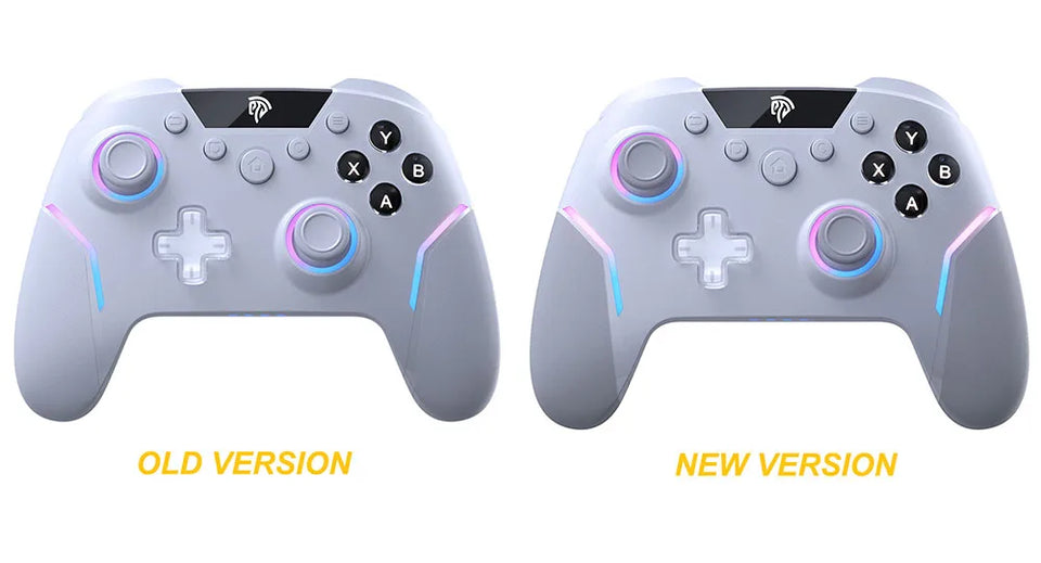 EasySMX X20 Wireless Gamepad Enhanced Controller Compatible with PC/NS/TV/Phone/Laptop, Hall Micro Triggers Joystick RGB Effect