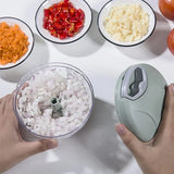 New Crusher Vegetable Onion Cutter Kitchen Cooking Accessories 500/900ML Manual Meat Mincer Garlic Press Chopper Rotate Tools