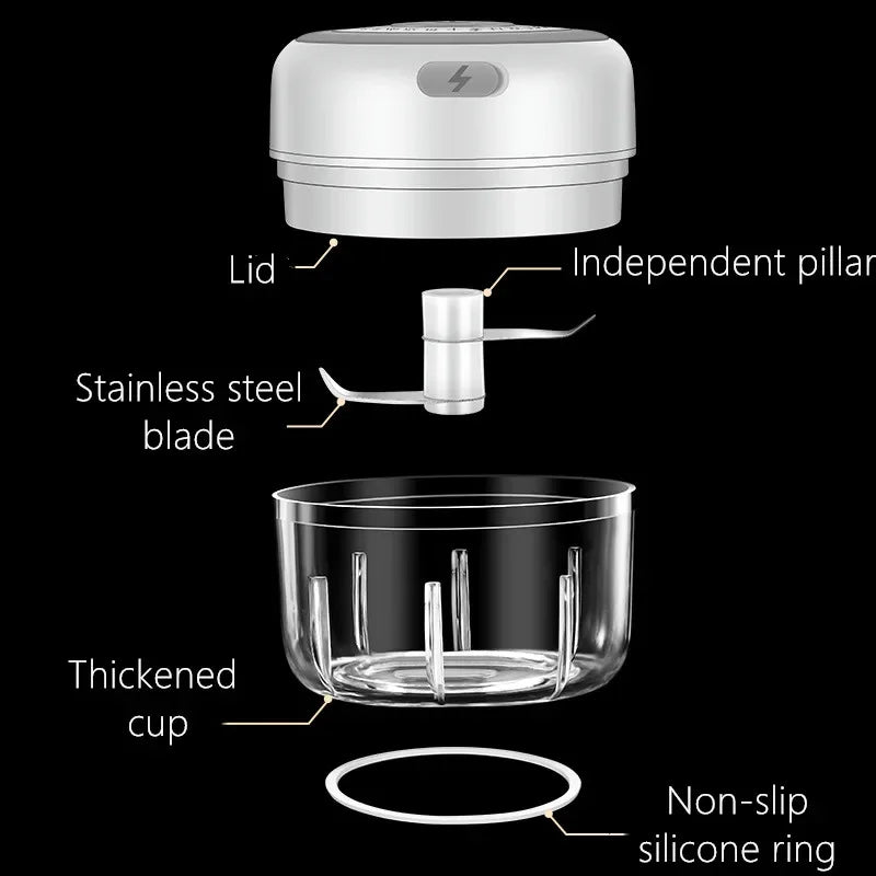 New Crusher Vegetable Onion Cutter Kitchen Cooking Accessories 500/900ML Manual Meat Mincer Garlic Press Chopper Rotate Tools