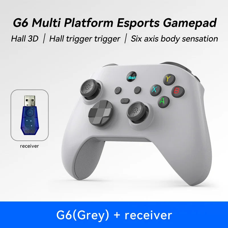 Controller di gioco mobile G6 per Switch/iOS/Android/PC Supporto streaming media/cloud Gioco per telefono cellulare GamePad Joystick effetto Hall