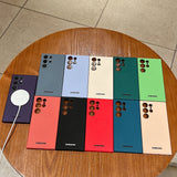 Luxury Liquid Silicone For Magsafe Magnetic Case Samsung Galaxy S26 S25 S24 S23 S22 Ultra Plus S21 FE Soft TPU Shockproof Cover
