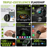 HAYLOU Watch 4S GPS Smartwatch Display AMOLED HD da 1,43", 5 Posizionamento GPS satellitare, 120+ Modalità di allenamento, Sport Fitness Smart Watch