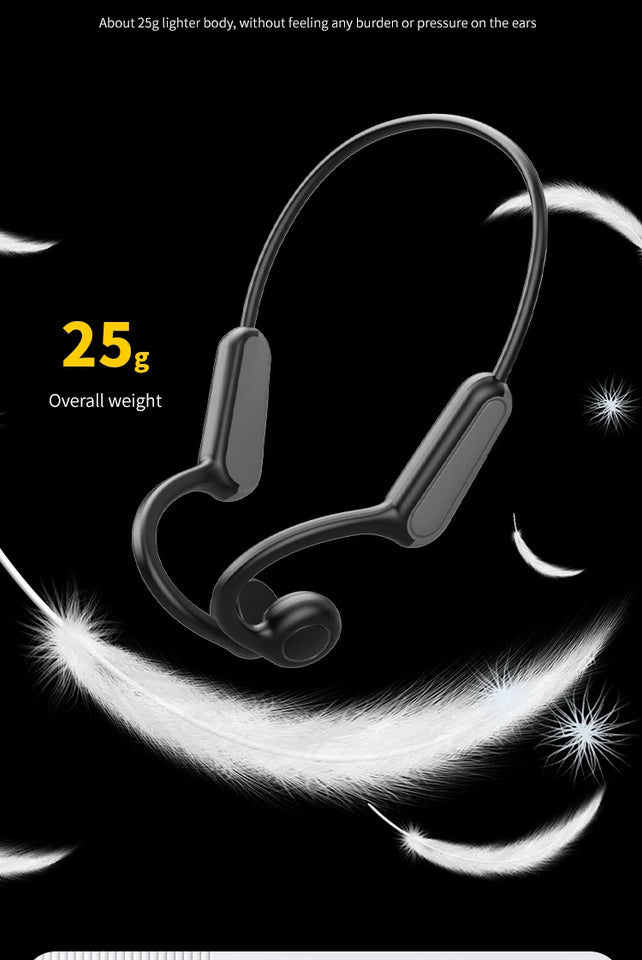 Xiaomi Mijia Cuffie sportive a conduzione ossea reale Cuffie wireless Auricolari compatibili con Bluetooth Auricolari vivavoce con microfono per la corsa