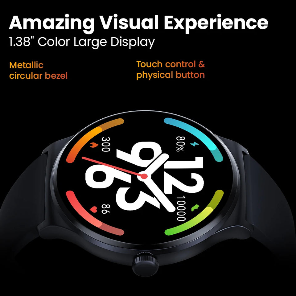 HAYLOU Solar Lite Smart Watch Bluetooth Chiamata Smartwatch Monitoraggio della frequenza cardiaca Ossigeno nel sangue Test di stress del sonno Orologio sportivo