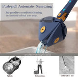 UNTIOR Telescopic Triangle Mop 360° Rotatable Spin Cleaning Mop Squeeze Wet and Dry Use Water Absorption Home Floor Tools