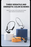 Xiaomi Mijia Cuffie sportive a conduzione ossea reale Cuffie wireless Auricolari compatibili con Bluetooth Auricolari vivavoce con microfono per la corsa