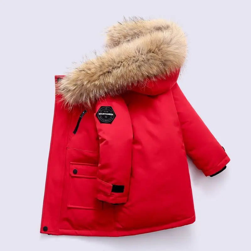 5 6 8 10 12 Years Teenagers Boys Jacket Autumn Winter Thicken Warm Kids Jacket Fashion Zipper Hooded Boys Coat New Kids Clothes