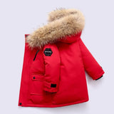5 6 8 10 12 Years Teenagers Boys Jacket Autumn Winter Thicken Warm Kids Jacket Fashion Zipper Hooded Boys Coat New Kids Clothes
