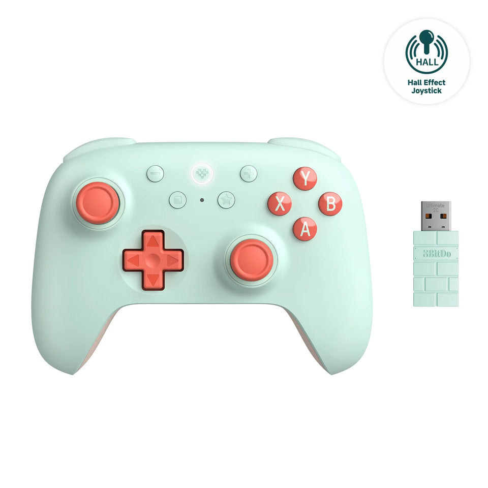 Controller di gioco wireless 8BitDo Ultimate 2C per PC, Windows 10, 11, Steam Deck, Raspberry Pi, accessori per gamepad Android