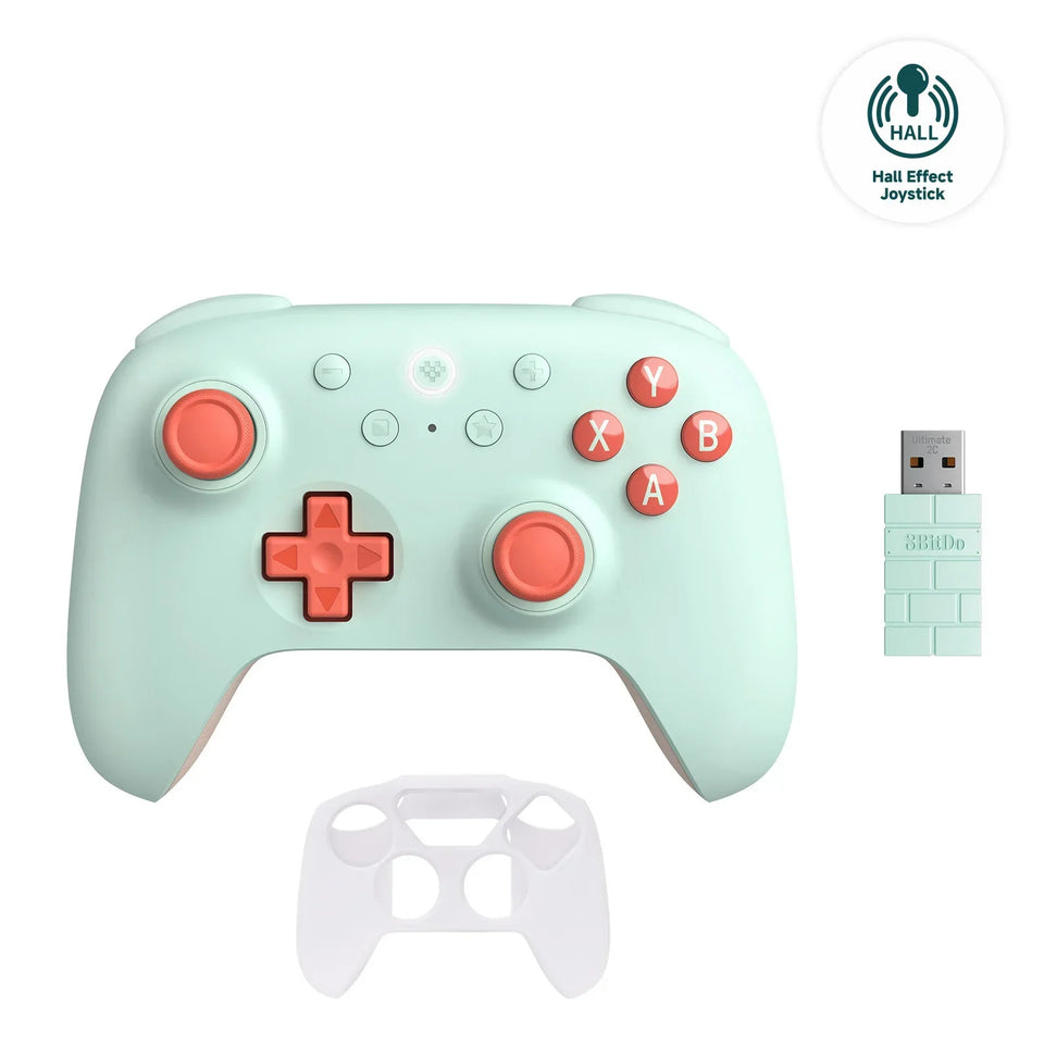 Controller di gioco wireless 8BitDo Ultimate 2C per PC, Windows 10, 11, Steam Deck, Raspberry Pi, accessori per gamepad Android