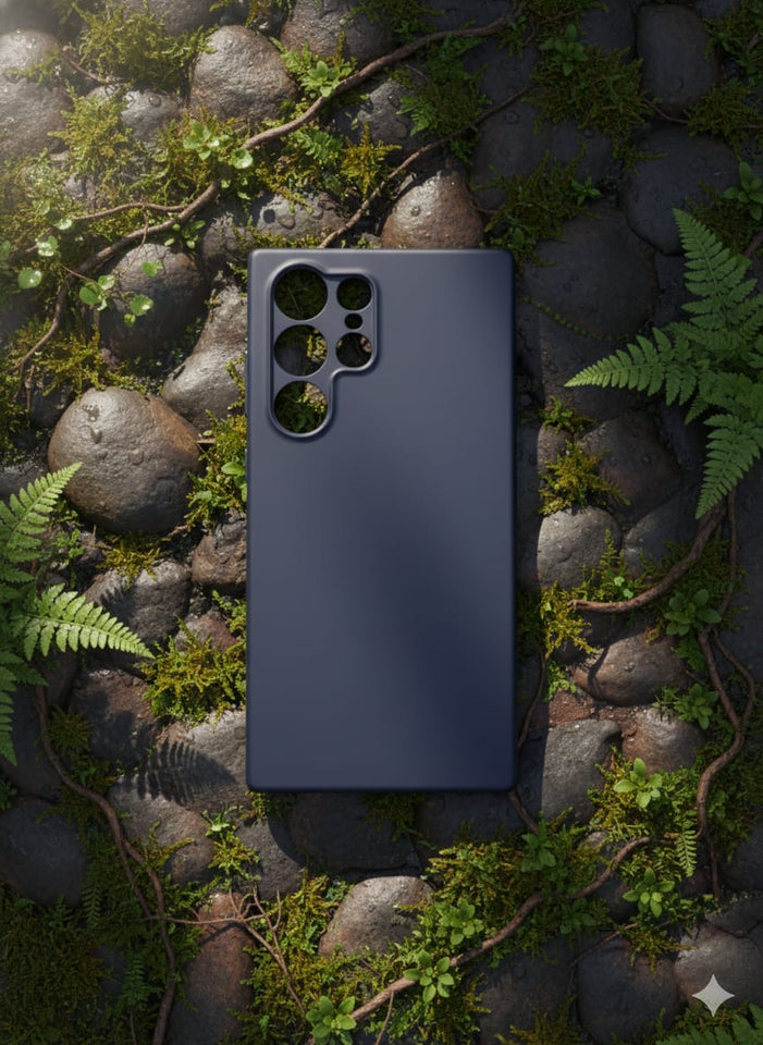 Custodia Premium per Samsung Galaxy S24 ULTRA Cover Protettiva, Blu Navy, Design Elegante con Multi-Camera