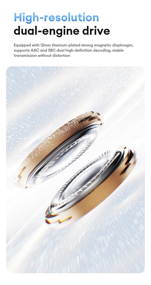 Nuovo auricolare Bluetooth wireless Lenovo LE209 con riduzione del rumore ANC, musica HiFi, cuffie Bluetooth, durata della batteria di 30 ore, cuffie da gioco