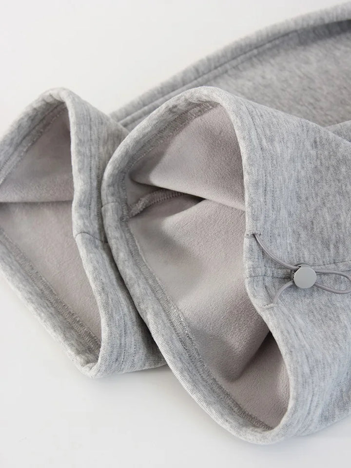 Tute da donna, tuta invernale in pile marrone, calda felpa con cappuccio e cerniera, set di pantaloni da tuta da donna, set di pantaloni in velluto da 2 pezzi