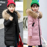 Girls Cotton Jacket Thickened Down Cotton Outerwear Children's Winter Coat Teen Clothes Girls 5 7 9 10 11 12 Years Parka Clothes