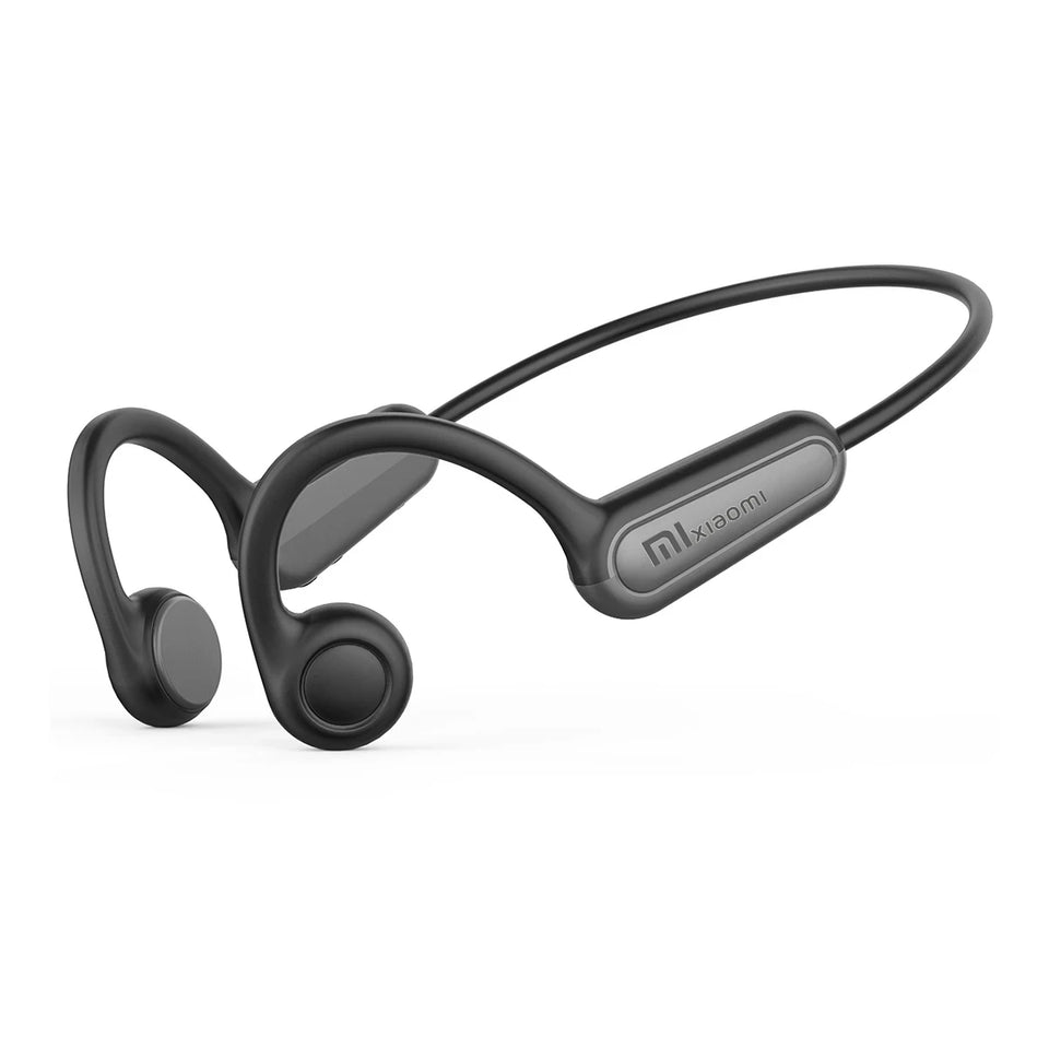 Xiaomi Mijia Cuffie sportive a conduzione ossea reale Cuffie wireless Auricolari compatibili con Bluetooth Auricolari vivavoce con microfono per la corsa