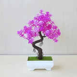 Artificial Plants Decoration Potted Bonsai Small Tree Pot Fake Plant Potted zen garden Ornaments Table Home Room Decoration