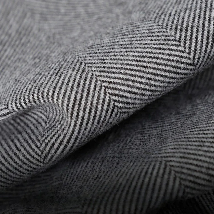 Kids Boy's Autumn Winter Quilted Wool Coat Mid Weight Trench Coat British Style Warmth Cold Resistance