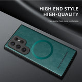 Custodia di lusso per Samsung Galaxy S24 S23 S22 Ultra Custodia in pelle e silicone per Samsung Galaxy S20 Plus S21 FE Custodia per telefono S25