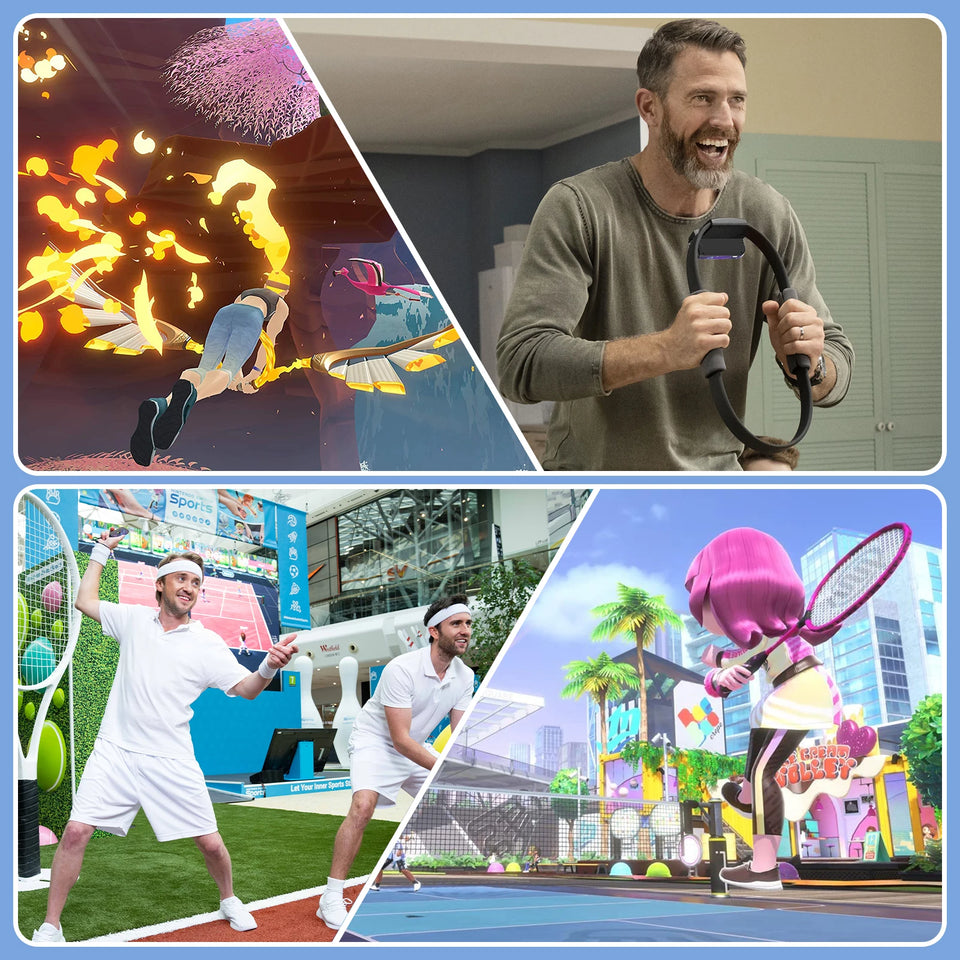 Gamepad For Nintendo Switch/OLED/Lite - RGB LED (L/R) Joypad , Turbo Dual Vibration Wireless Controller For NS Joycon