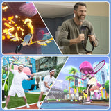 Gamepad For Nintendo Switch/OLED/Lite - RGB LED (L/R) Joypad , Turbo Dual Vibration Wireless Controller For NS Joycon