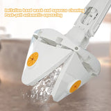 NEW Extended Triangle Mop 360 Twist Squeeze Wringing XType Window Glass Toilet Bathrrom Floor Wall Window Cleaning Mop