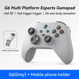 Controller di gioco mobile G6 per Switch/iOS/Android/PC Supporto streaming media/cloud Gioco per telefono cellulare GamePad Joystick effetto Hall