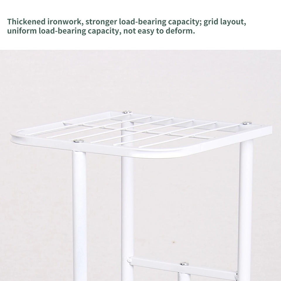 Espositore verticale a 5 strati per piante e fiori, da balcone, da giardino, bonsai, piante decorative, da collezione, vassoio per vasi di fiori