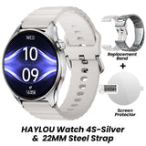 HAYLOU Watch 4S GPS Smartwatch Display AMOLED HD da 1,43", 5 Posizionamento GPS satellitare, 120+ Modalità di allenamento, Sport Fitness Smart Watch