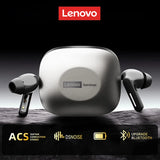 Nuovo auricolare Bluetooth wireless Lenovo LE209 con riduzione del rumore ANC, musica HiFi, cuffie Bluetooth, durata della batteria di 30 ore, cuffie da gioco