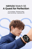 HAYLOU Watch S6 Smartwatch con display HD da 2,01", Bluetooth, chiamate vocali, IP68, impermeabile, monitoraggio del fitness