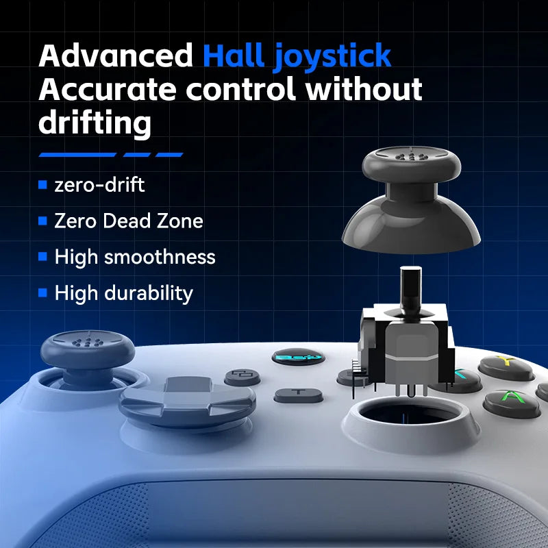 Controller di gioco mobile G6 per Switch/iOS/Android/PC Supporto streaming media/cloud Gioco per telefono cellulare GamePad Joystick effetto Hall