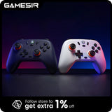 GameSir T4 Nova Lite Switch Controller Hall Effect Gamepad for Nintendo Switch iPhone Android Mobile Phone Windows PC Steam
